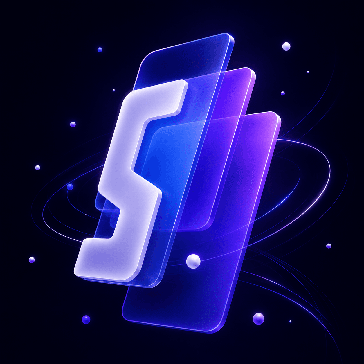 ScriptVeda glass emblem