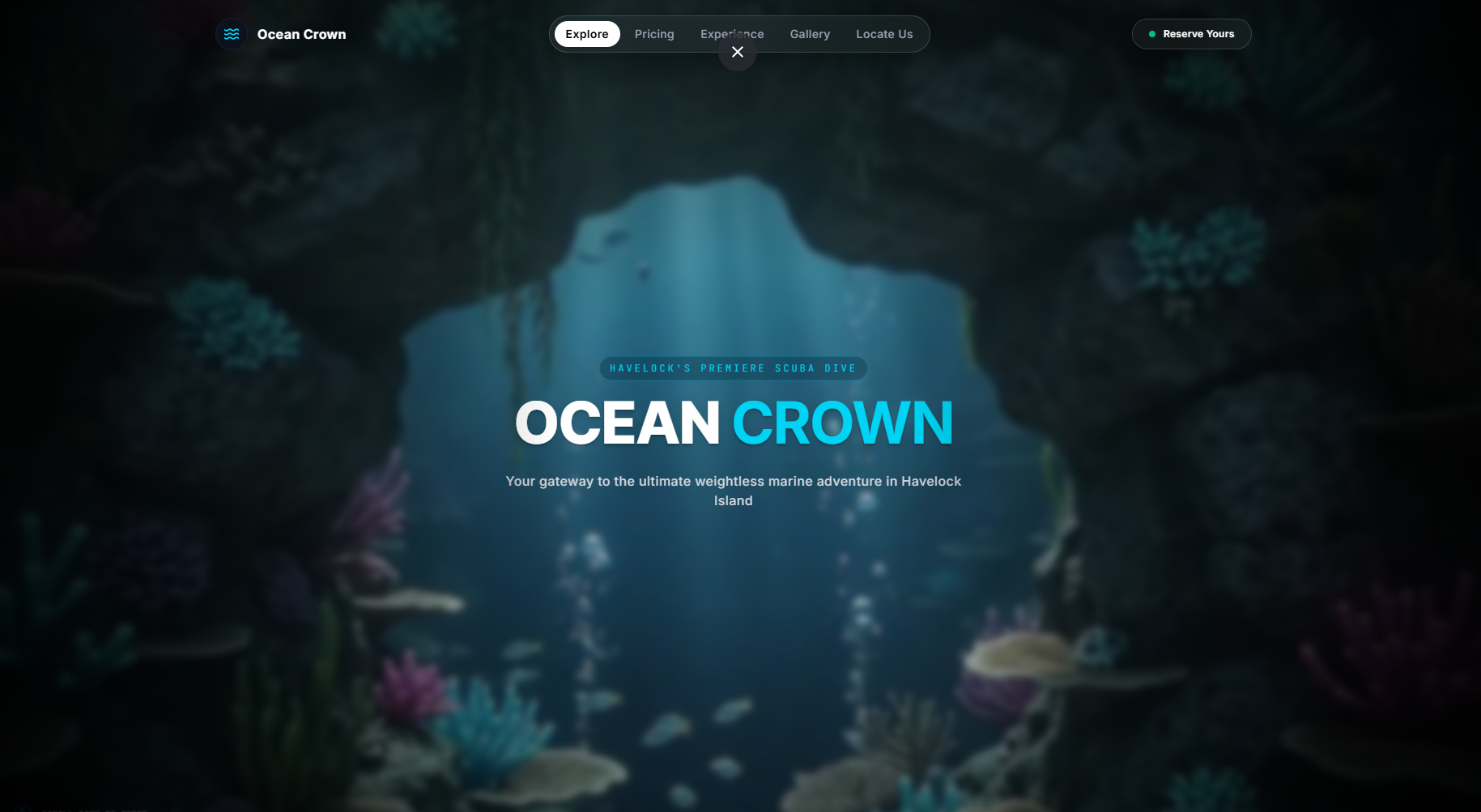 Modern Corporate Website for Ocean Crown